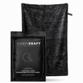 Crimson Red 1300 GSM twisted-loop towel — color detail